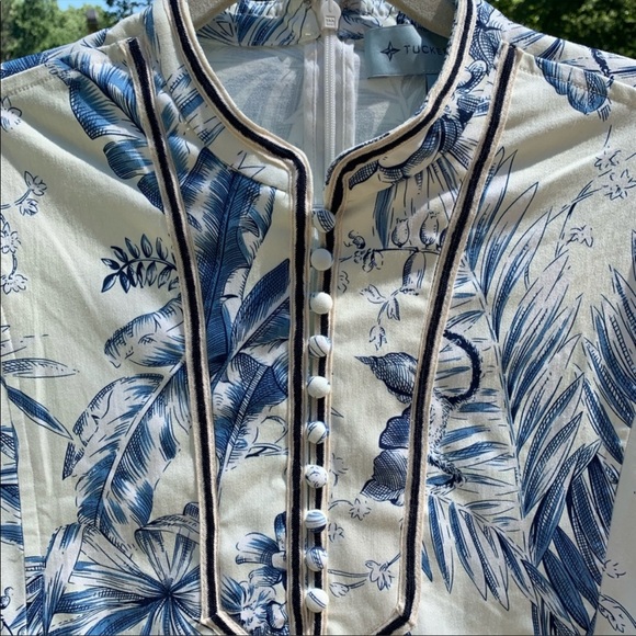 Tuckernuck new Safari Animal Toile Dress - Picture 11 of 14